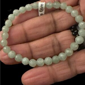 Chrysoprase Crystal 6mm Bracelet